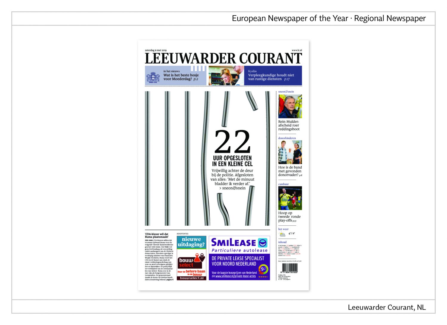 21. European Newspaper Award European Newspapers of the Year