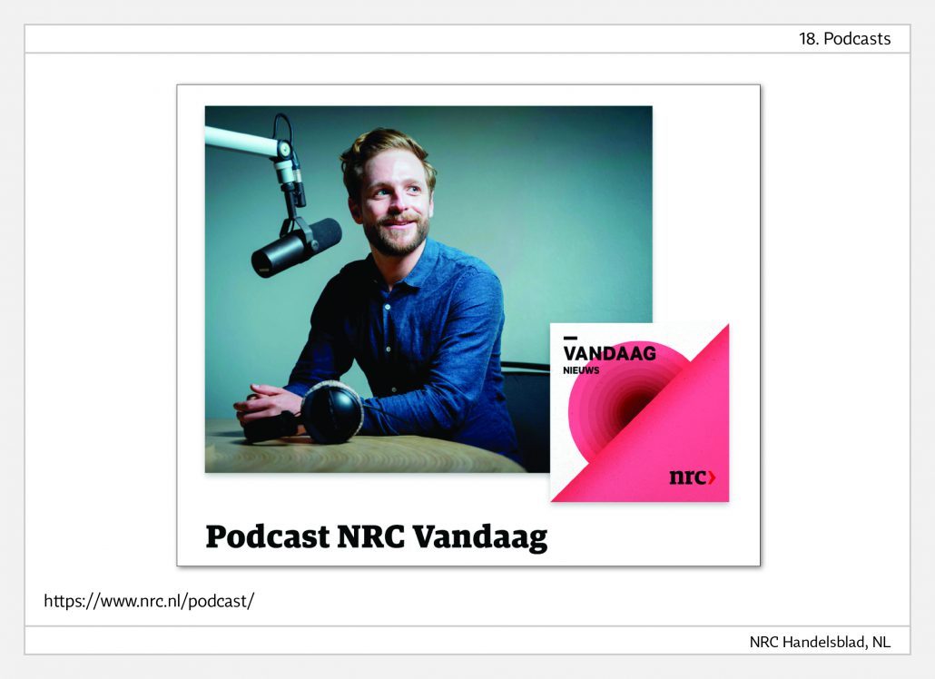 Podcasts Examples From The 21st Competition European Newspaper Award